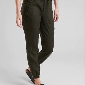 Athleta Cypress Cabo Linen Joggers